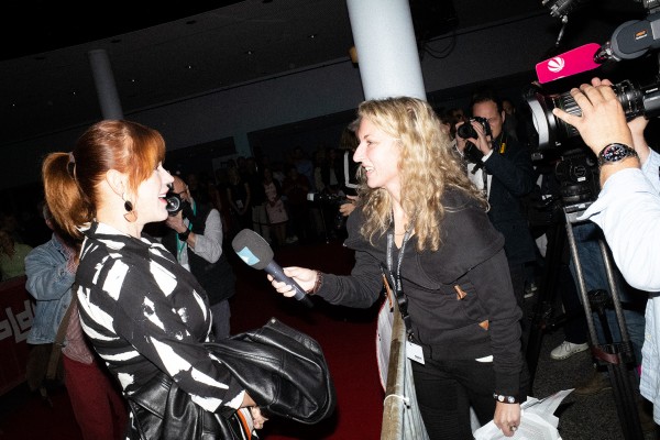 02 Opening Night Red Carpet with Molly Ringwald in Oldenburg to present International Premiere of All These Small Moments