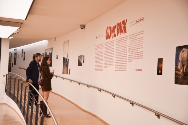 IFFO2021 Day3 Christian Luise Grossmann and Torsten Ruether at the Stadtmuseum Tim Bruenings Comeback exhibition